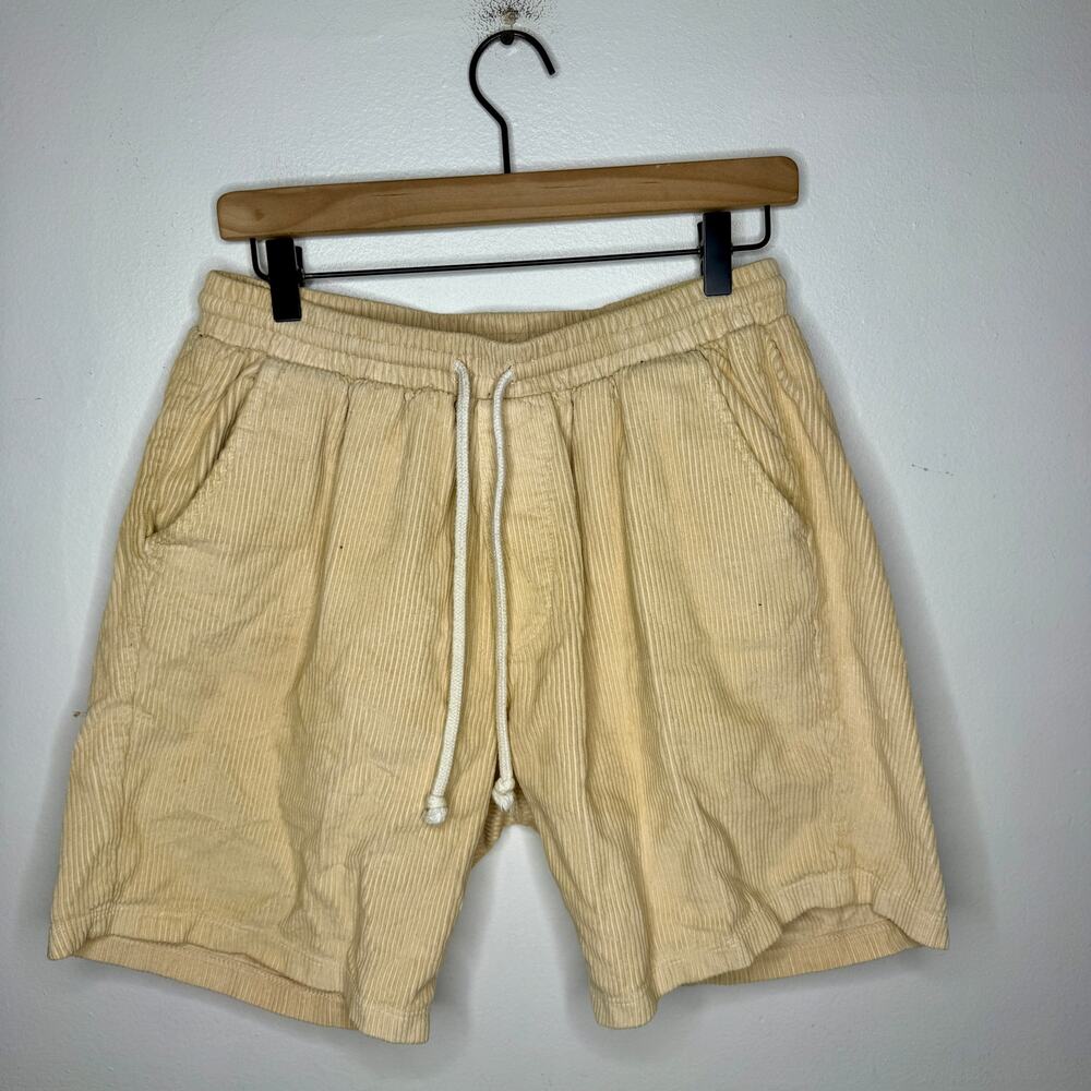 Adam Mar Cotton Corduroy Drawstring Short Mens Medium